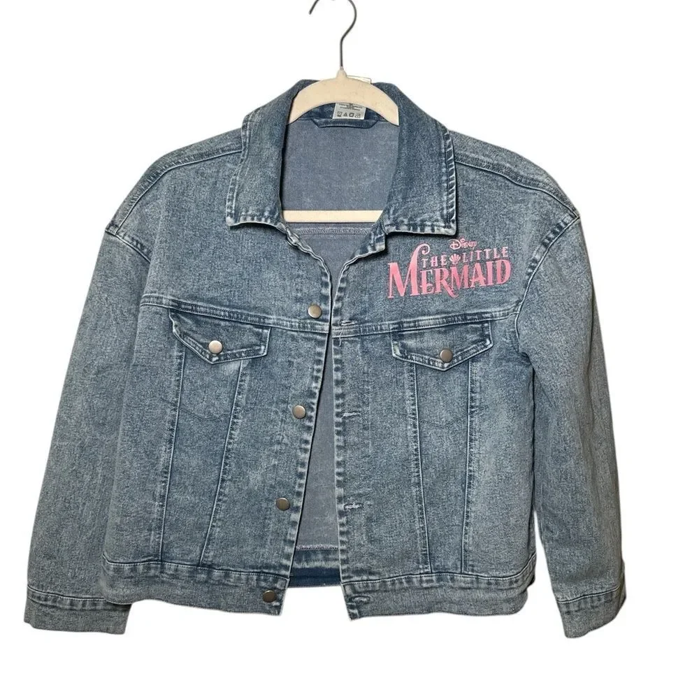 Disney Princess Little Mermaid Jean Jacket
